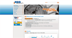 Desktop Screenshot of mdd-druckluft.de